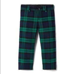 SOLD Janie and Jack plaid wool pants 12-18 months